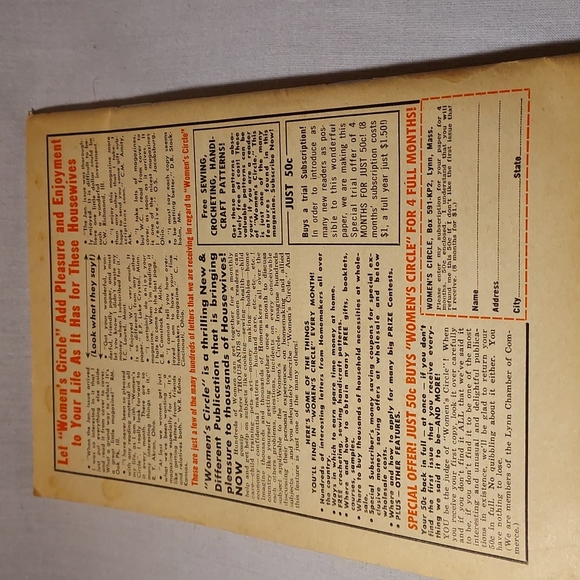 1962 Vintage "The Workbasket" Number 7 Volume 27 April 1962 - Picture 4 of 12